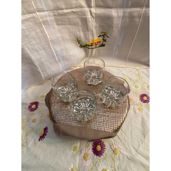 Vintage, Set of Four (4) Bormioli Italy Rocks / Scotch / Bourbon Drink Glasses - Picture 10 of 12